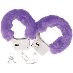Darkness Pleasure Furry Handcuffs Purple