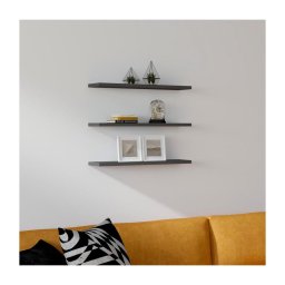 CONJUNTO 3x Prateleira de parede BOSS antracite