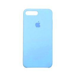 Capa de Silicone Azul Claro iPhone 7 Plus 8 Plus