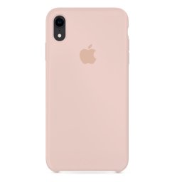 Capa de Silicone Rosa Claro iPhone XR