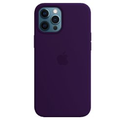 Capa de Silicone Roxa iPhone 12 12 Pro