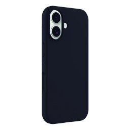 Capa de Silicone Simples Preto iPhone 17