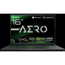 GIGABYTE PORTATIL AERO X16 2WHA3ESC65AH,AMD RYZEN AI 9 HX 370,32GB DDR5,SSD 1TB+1TB,16” 16.0 QHD+ 165HZ,RTX5070/8GB,W11 HOME - 1401082