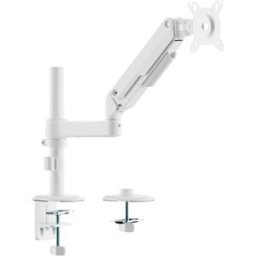 Suporte de Mesa Giratório e Inclinável ECO p/ Monitores 17-32" (Branco) - AISENS