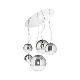 Ideal Lux - Candeeiro suspenso MAPA FADE 5xE27/60W/230V