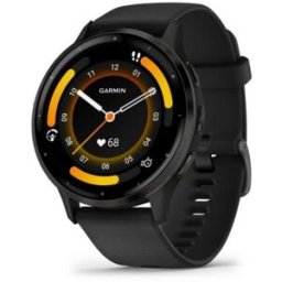Garmin Venu 3 Bluetooth GPS WiFi 45mm AMOLED Preto Cinza Resistente Água 5ATM SpO2 Pulsómetro