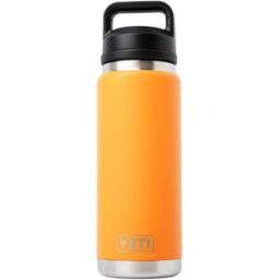 Yeti Rambler Bottle 26oz Chug Cap, King Crab Orange, garrafa térmica com bico, 769 ml