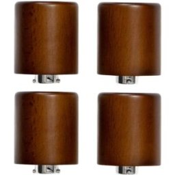 Holme & Hadfield The Collective WATCHPILLARSET Walnut, conjunto de 4 pilares de relógio adicionais