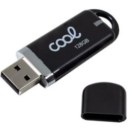 Pen Drive 128GB USB 2.0 (Preto) - COOL