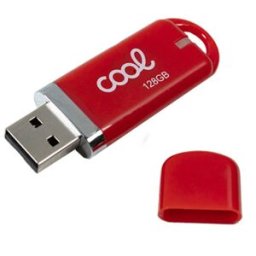 Pen Drive 128GB USB 2.0 (Vermelho) - COOL