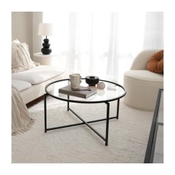Mesa de centro SUN 40x83 cm preto
