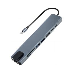 Aligator AHUB001 - Hub USB-C 8 em 1