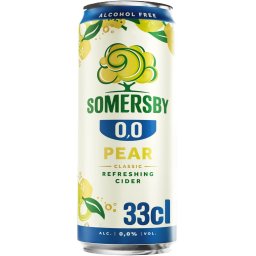 Sidra de pera sem álcool Somersby 0% - Pack com 6 x 33 cl (lata)
