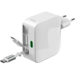 Hama Carregador GaN 2x USB-C 65W - Branco