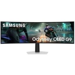 Monitor Ultrapanorámico Curvo Gaming Samsung Odyssey OLED G9 G91SD S49DG910SU 49"/ Dual QHD/ Multimedia/ 0.03ms/ 144Hz/ OLED/ Regulable en altura