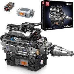 Mould King Motor 10205 - Série de motores V12 da Mould King