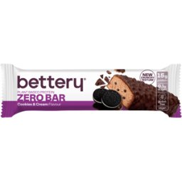 Bettery Zero Bar Barra Proteica Cookies and Cream 18x55g