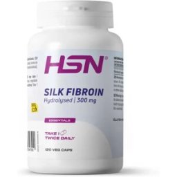 HSN Fibroína de seda hidrolisada 300 mg - 120 cápsulas veganas - Concentração e memória - Cápsulas Vegetales - 120 Serviços