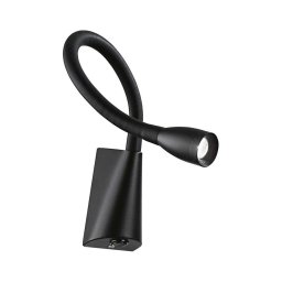 Ideal Lux - Lâmpada Flexível GOOSE LED/3W/230V CRI 90 preta