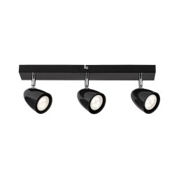 Rabalux 73019 - Foco PERICO 3xGU10/5W/230V preto