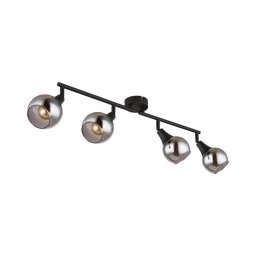 Globo 57904-4 - Foco GLYPTAR 4xE14/40W/230V preto