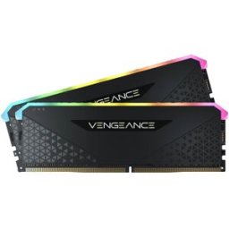 Memória RAM Vengeance RGB RS 16GB (2x8GB) DDR4-3200MHz CL16 (Preto) - CORSAIR