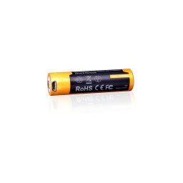 Fenix FE18650LI26USB - 1 unidade Bateria recarregável USB/3,6V 2600 mAh