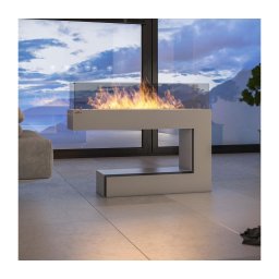 InFire - Lareira BIO 110x85,5 cm branco