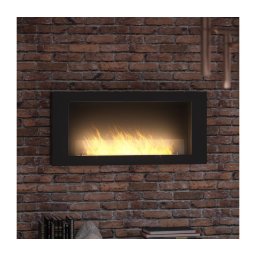 InFire - Lareira de parede BIO 120x56 cm preto