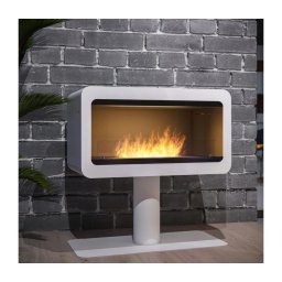 InFire - Lareira BIO 82,5x78 cm 3kW branco