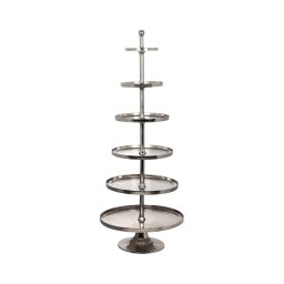 Eglo 427652 - Suporte para servir BABIRIK 206x79 cm prateado