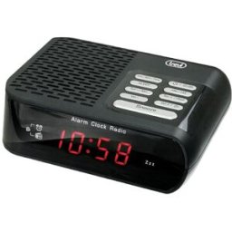 RÁDIO RELÓGIO TREVI RC827 BLACK