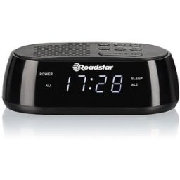 RÁDIO RELÓGIO ROADSTAR CLR 2477BK