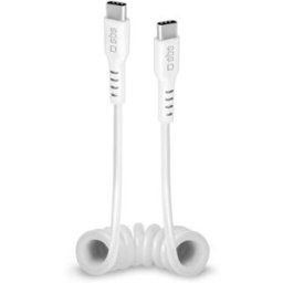 CABO TELEMÓVEL SBS ENROLADO USB-C 1M