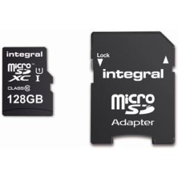 MEMÓRIA MICRO-SD INTEGRAL 128GB 4K