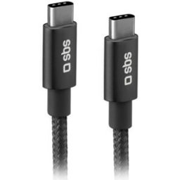 CABO TELEMÓVEL SBS USB-C PD25W BK
