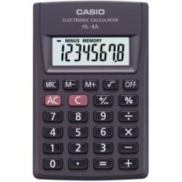 CALCULADORA BOLSO CASIO HL 4