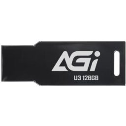 MEMÓRIA USB AGI 128GB METAL BLACK 3.2