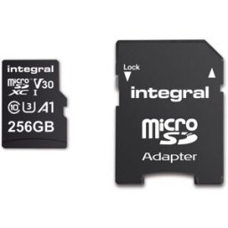MEMÓRIA MICRO-SD INTEGRAL 256GB 100MB