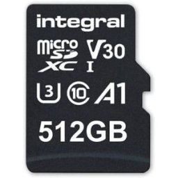 MEMÓRIA MICRO-SD INTEGRAL 512GB 100MB