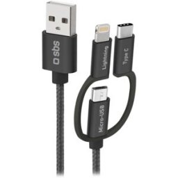 CABO TELEMÓVEL SBS USB-A TRIO ADAPTOR