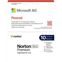 Microsoft OFFICE 365 PESSOAL 25 + NORTON
