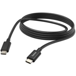 CABO TELEMÓVEL HAMA USB-C /USB-C 3M BK