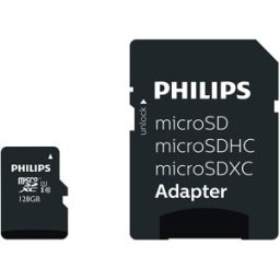 MEMÓRIA MICRO-SD PHILIPS 128GB CL 10