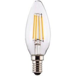 LÂMPADA XAVAX LED FILAM 4W E14 VELA