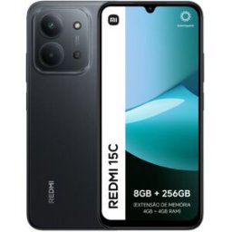 SMARTPHONE XIAOMI REDMI 15C 256 PRETO