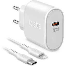 CARREGADOR TELEMÓVEL SBS TETRKITPD20LIGW