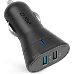 CARREGADOR ISQUEIRO TELEMÓVEL SBS FAST 2 USB