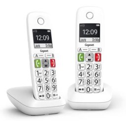 Siemens TELEFONE SEM FIOS GIGASET E290 DUO WH