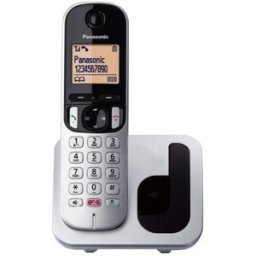 TELEFONE SEM FIOS PANASONIC TGC250 PRETO/CINZA